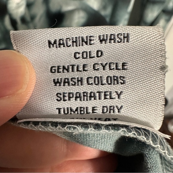 Snapdragon & Twig XL button front top/jacket, tie dye look, stretch, comfy - Picture 8 of 9